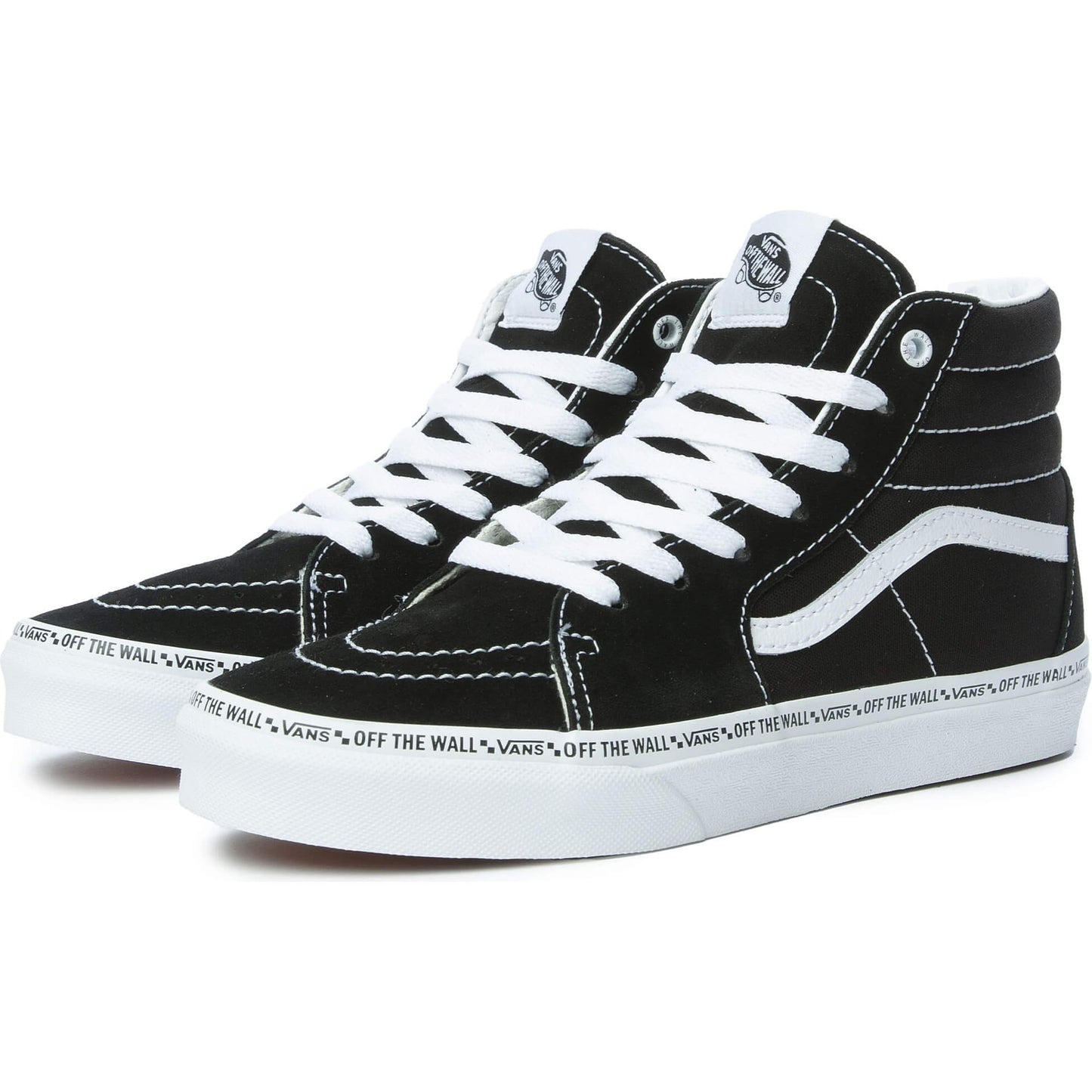 Tenisky Vans JN SK8-Hi MINI VANS BLACK/TRUE WHITE (8-14+ YEARS)