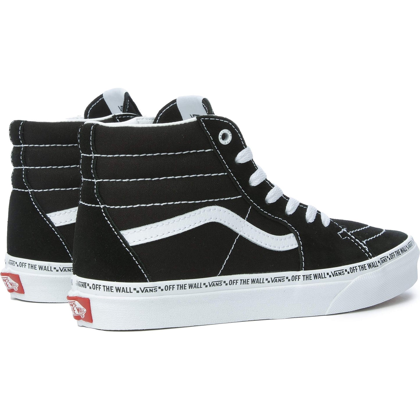 Tenisky Vans JN SK8-Hi MINI VANS BLACK/TRUE WHITE (8-14+ YEARS)