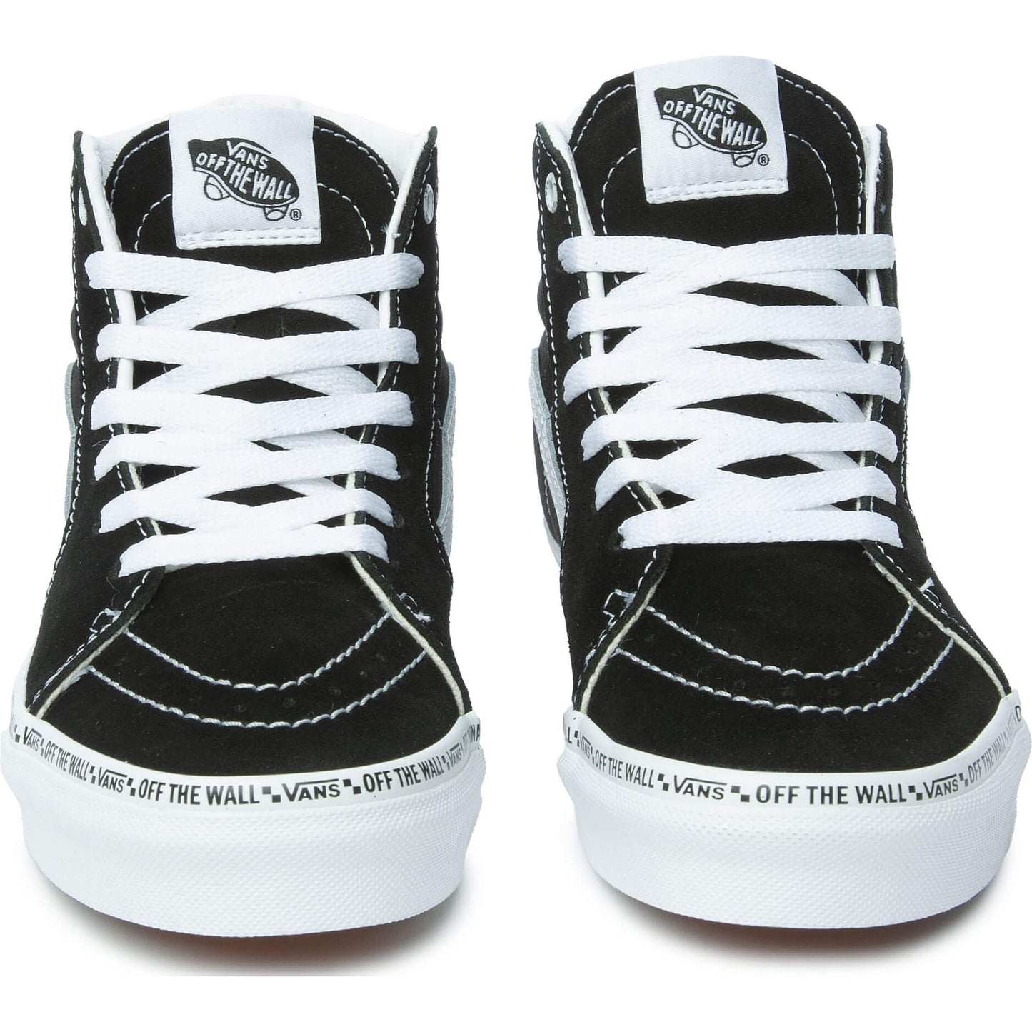 Tenisky Vans JN SK8-Hi MINI VANS BLACK/TRUE WHITE (8-14+ YEARS)