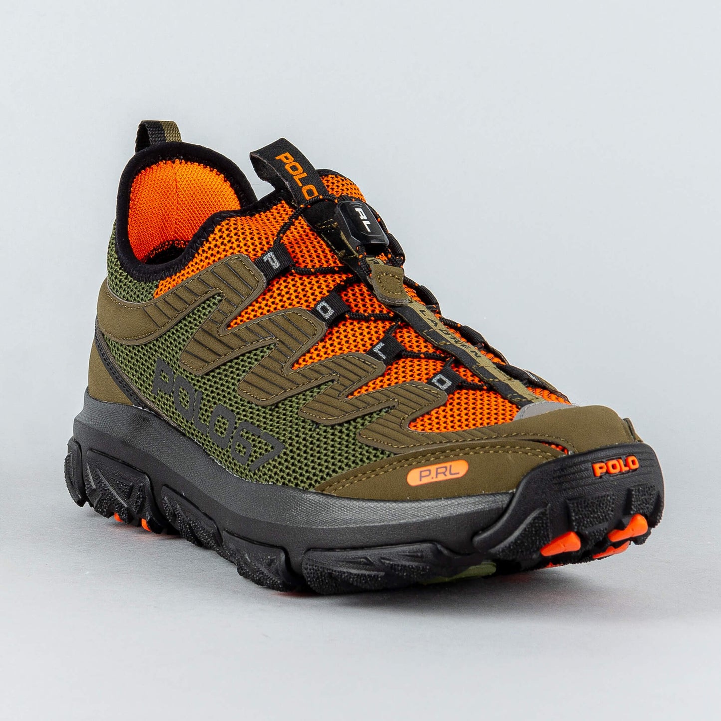 Polo Ralph Lauren Advntr 300Lt-Sneakers-Low Top Lace Mesh Army Olive