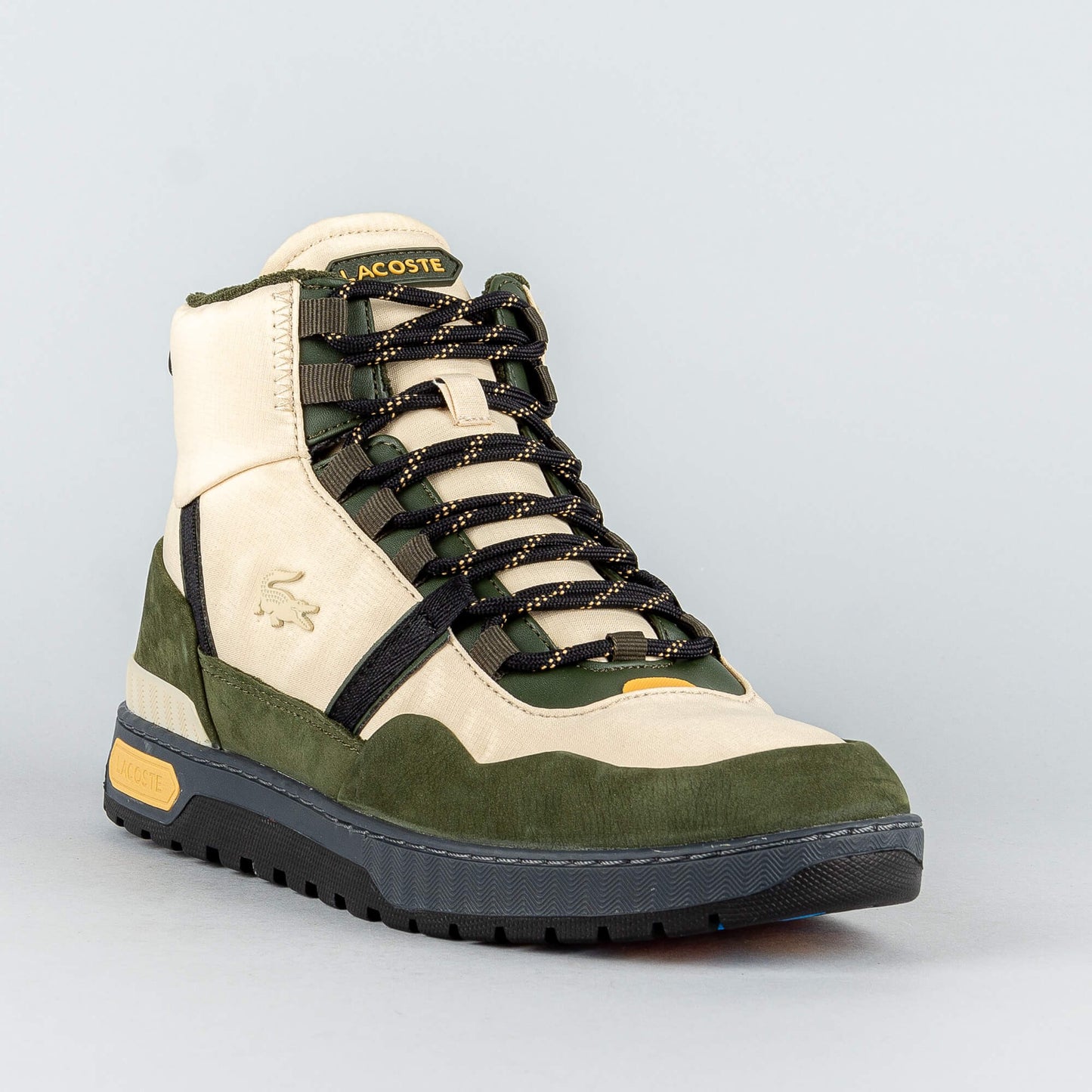 Lacoste T-Clip Hi Off White/Dark Green