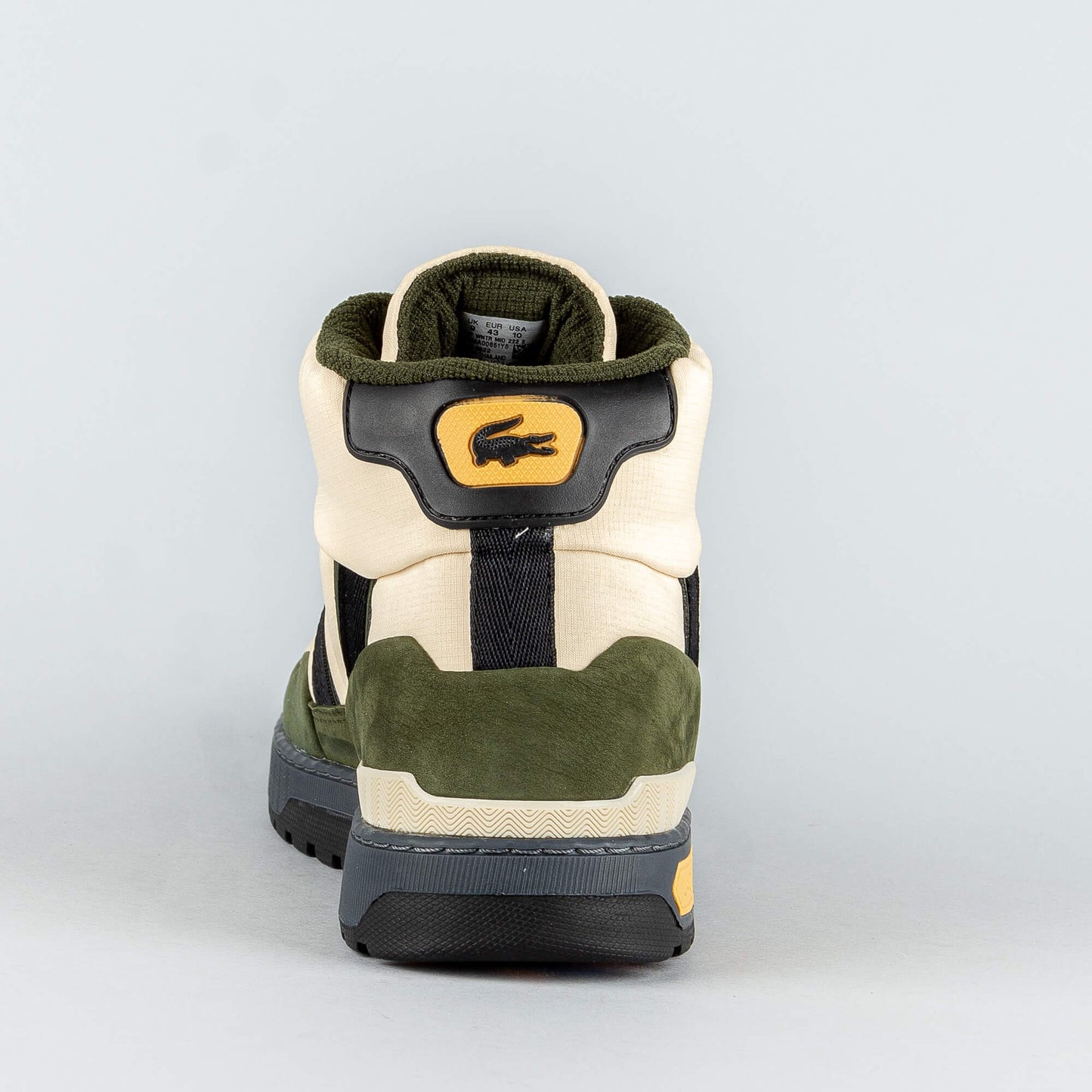 Lacoste T-Clip Hi Off White/Dark Green