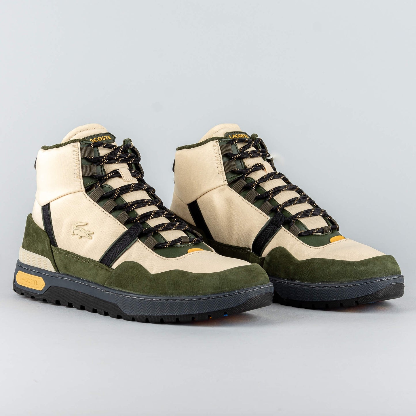 Lacoste T-Clip Hi Off White/Dark Green