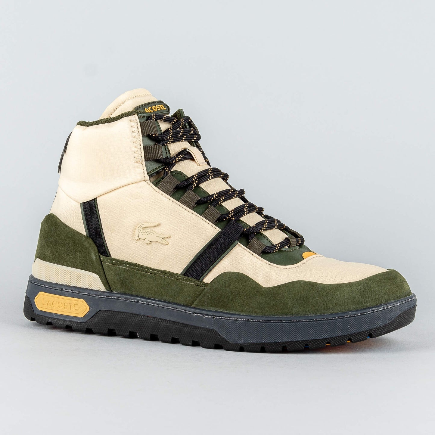 Lacoste T-Clip Hi Off White/Dark Green