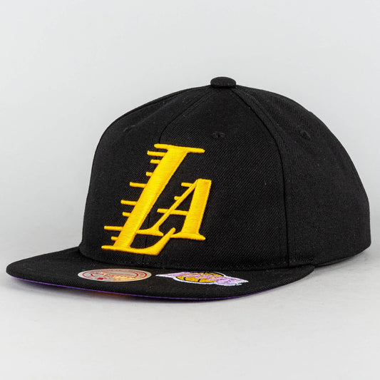 Mitchell & Ness DEAD REMIX DEADSTOCK SNAPBACK HWC LOS ANGELES LAKERS Black