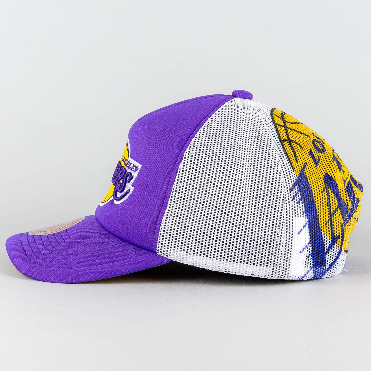Mitchell & Ness OFF THE BACKBOARD TRUCKER LOS ANGELES LAKERS Purple / White