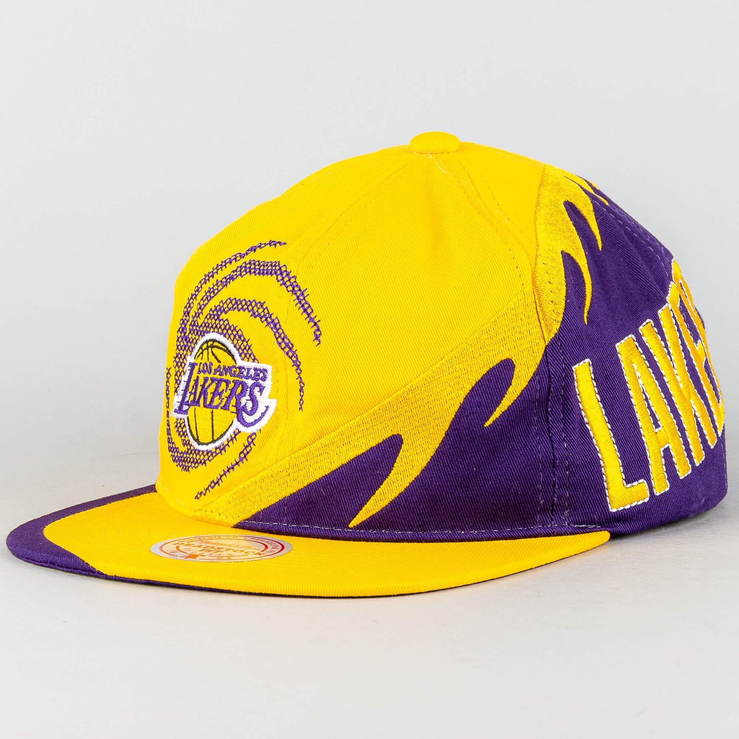 Mitchell & Ness SPIRAL DEADSTOCK SNAPBACK LOS ANGELES LAKERS Yellow