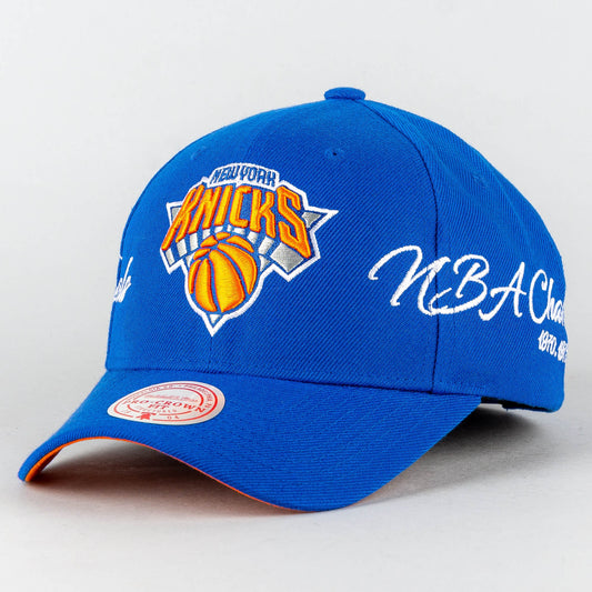 Mitchell & Ness CHAMP WRAP PRO SNAPBACK NEW YORK KNICKS Blue