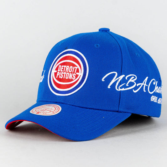Šiltovka Mitchell & Ness CHAMP WRAP PRO HWC DETROIT PISTONS modrá