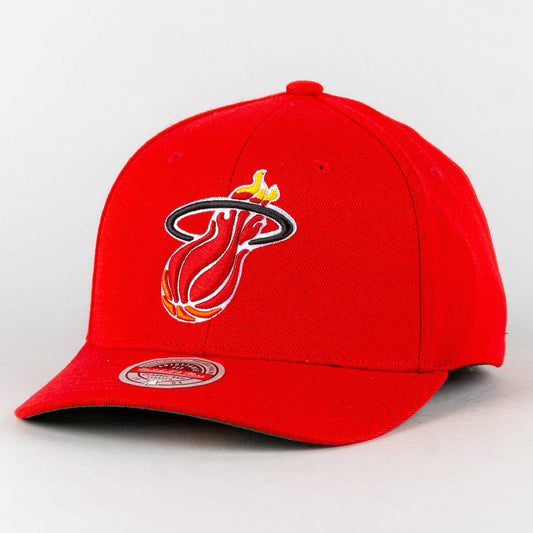 Mitchell & Ness NBA TEAM GROUND 2.0 STRETCH SNAPBACK HWC MIAMI HEAT Red