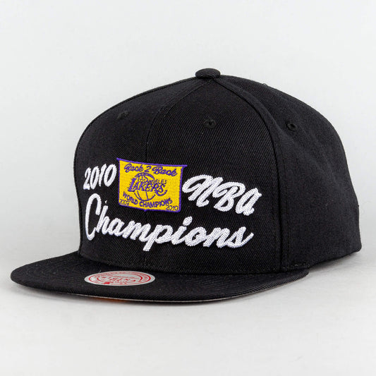 Šiltovka Mitchell & Ness NBA 10 CHAMPS HWC LOS ANGELES LAKERS čierna