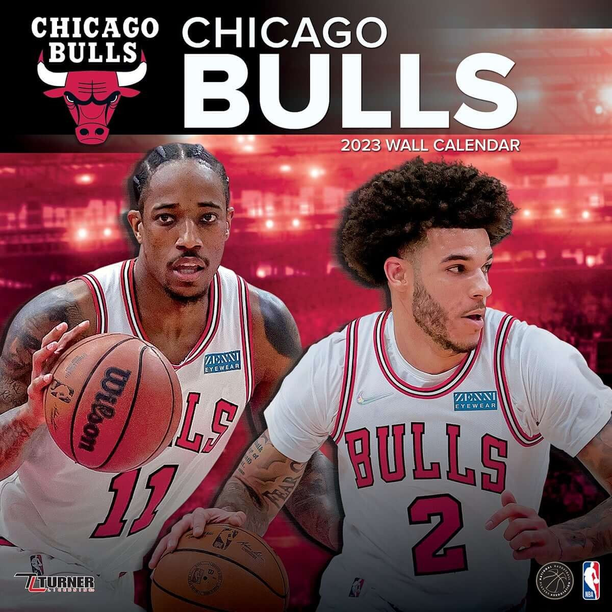 Chicago Bulls - NBA - 2023 (30x60 cm) Team Wall Calendar