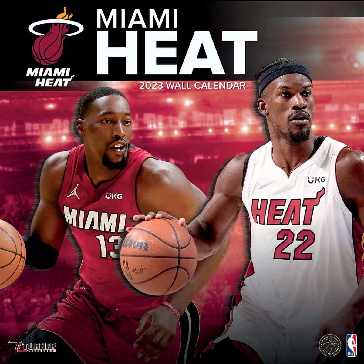 Miami Heat - NBA - 2023 (30x60 cm) Team Wall Calendar