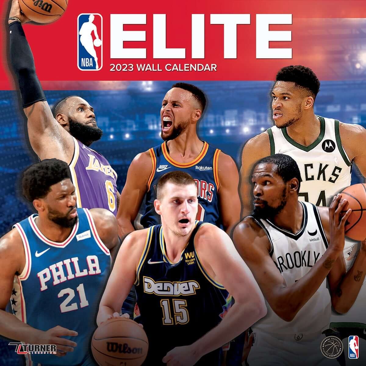 NBA Elite - 2023 (30x60 cm) Player Wall Calendar