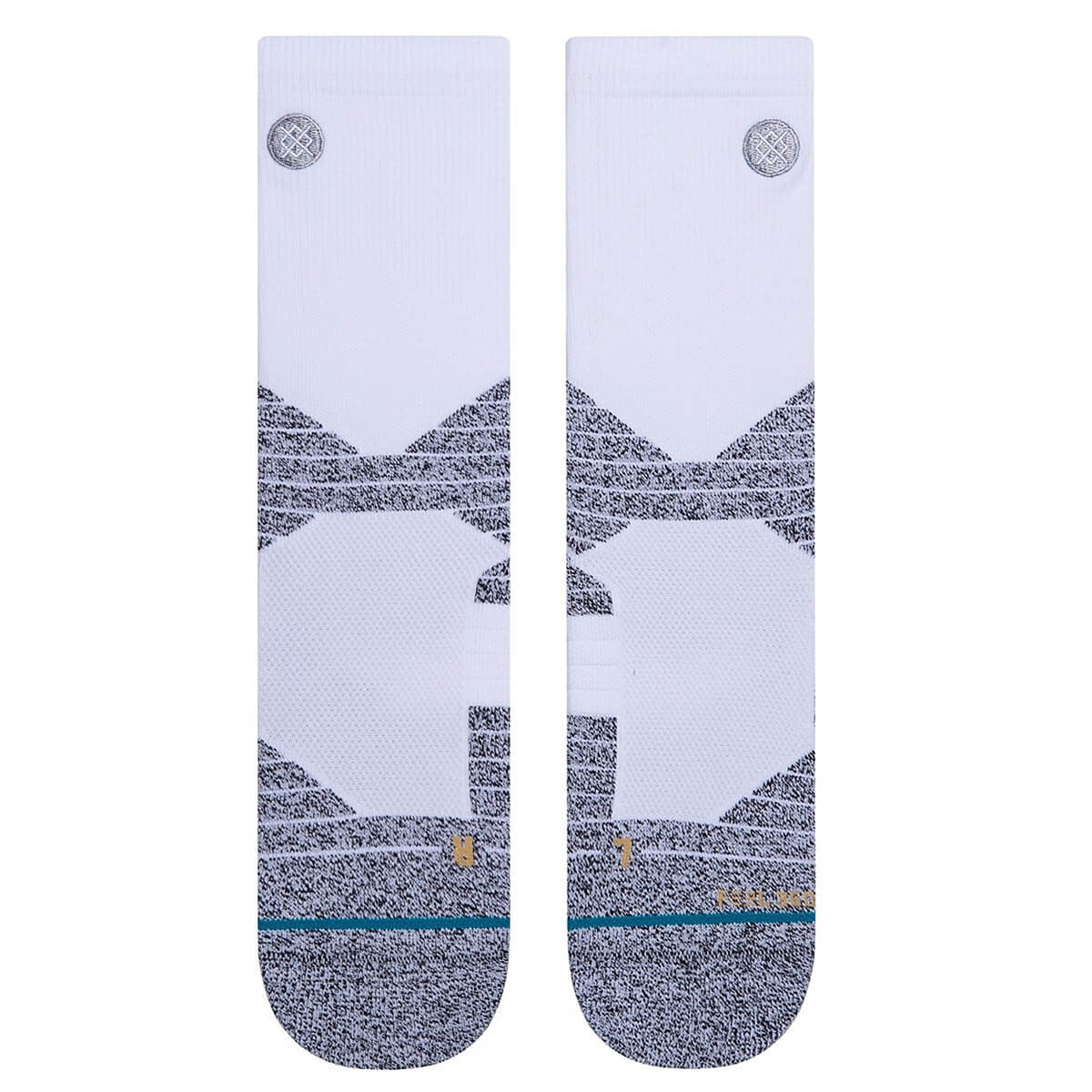 Basketbalové ponožky Stance Icon Sport Crew biele