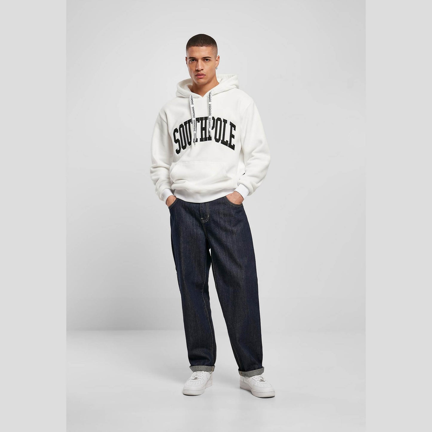 Southpole College Hoody white