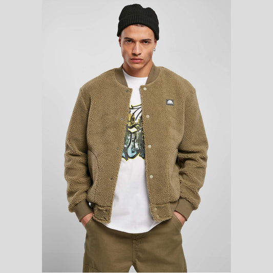 Southpole Basic Sherpa Jacket khaki