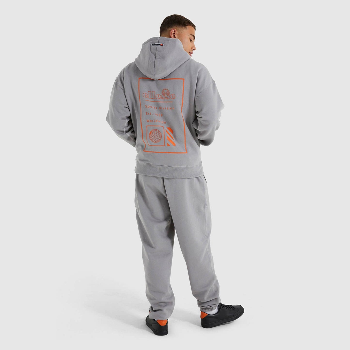 Mikina s kapucňou Ellesse Piattino Oh Hoody šedá