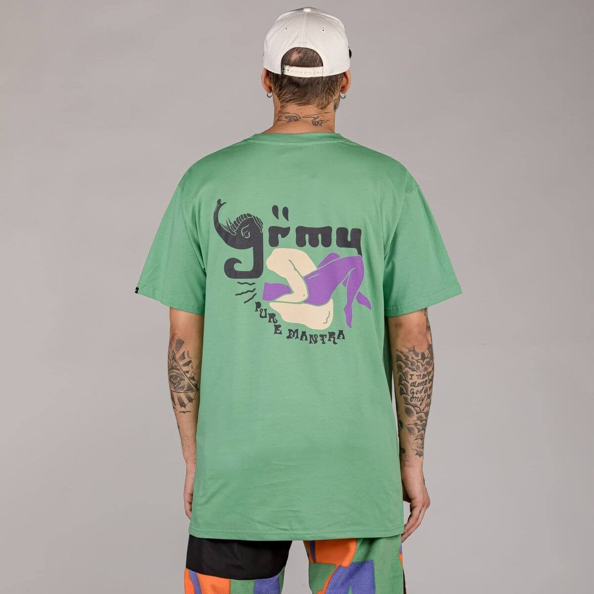 Grimey Wear Lust Mantra Tee Green