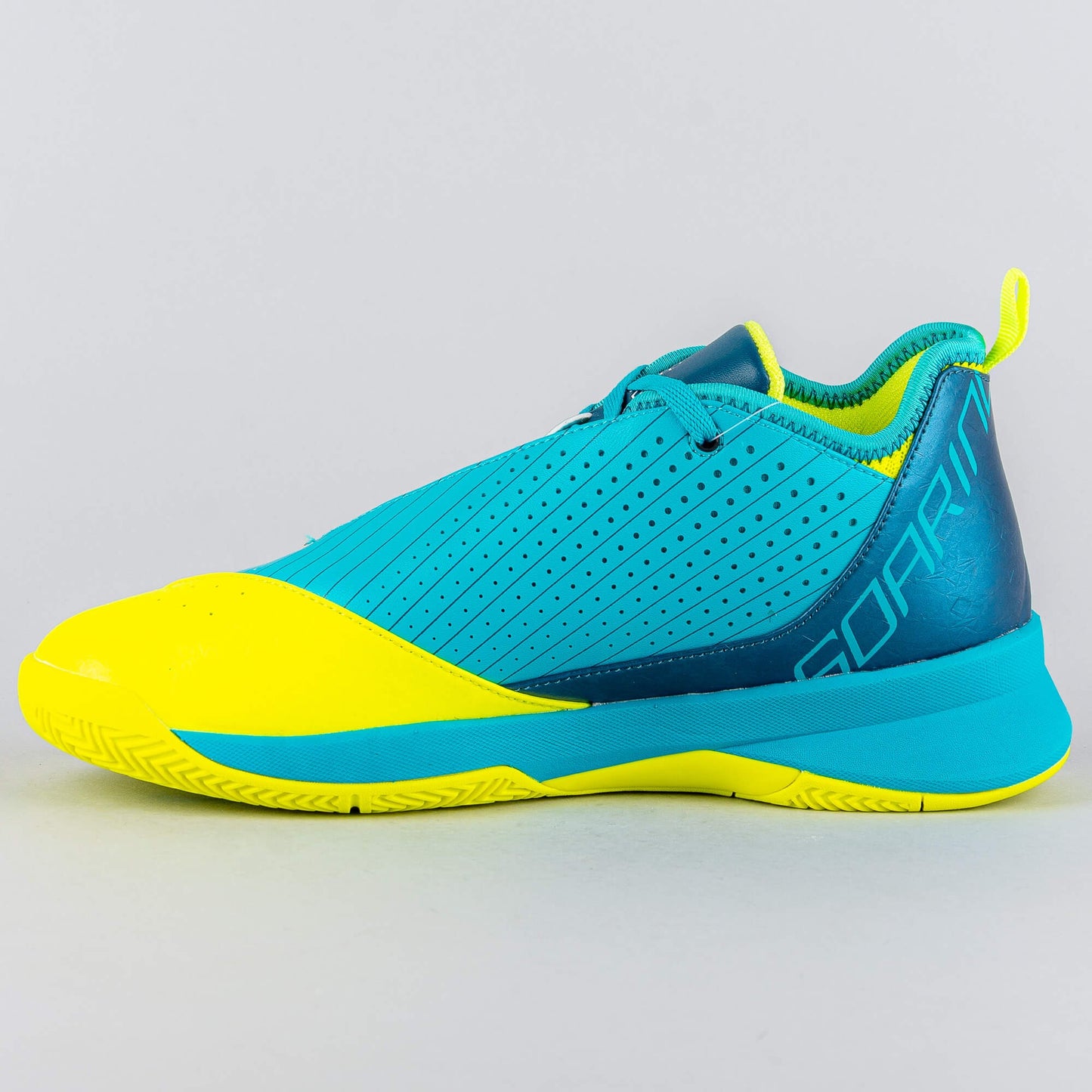 Peak Basketball Shoes Soaring Low Robin Blue/Fluorescent Yellow