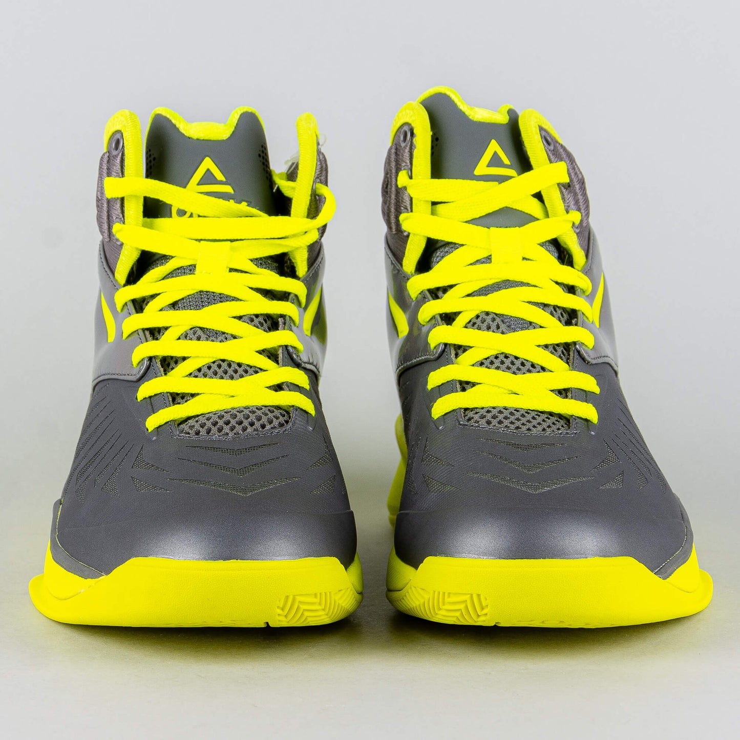 Peak Basketball Shoes Soaring II-5 Fiba Castle Cement/Fluorescent Yellow