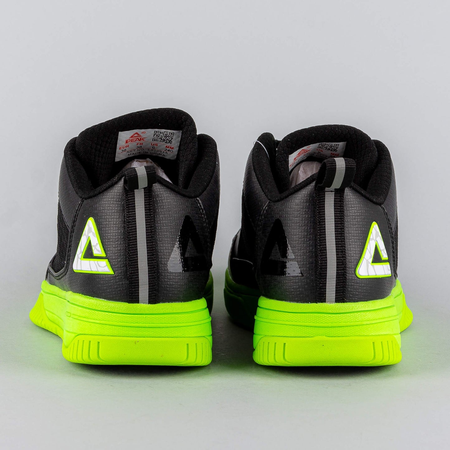 Peak Basketball Shoes Black/Fluorescent Green