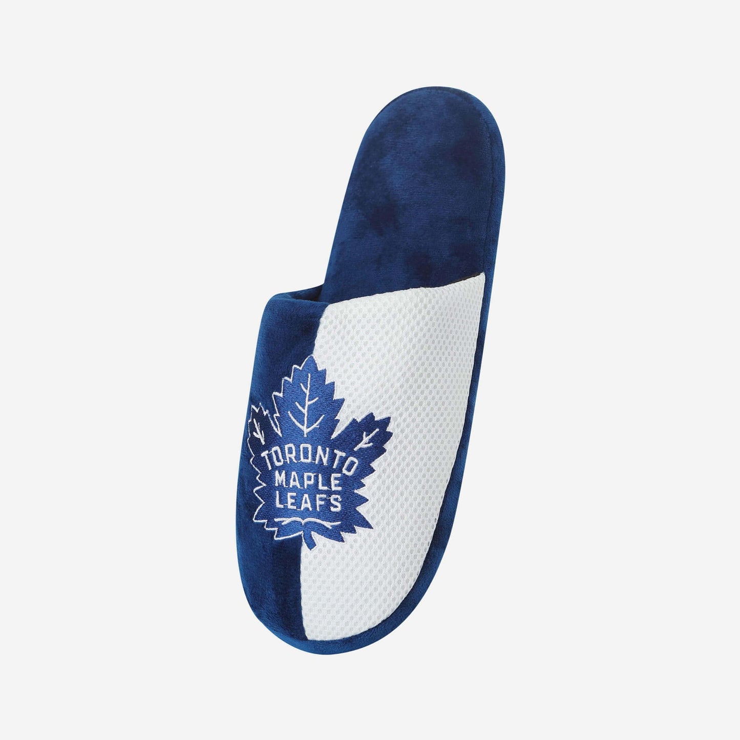 FOCO Toronto Maple Leafs - NHL - Mens Team Stripe Slipper - Navy/White