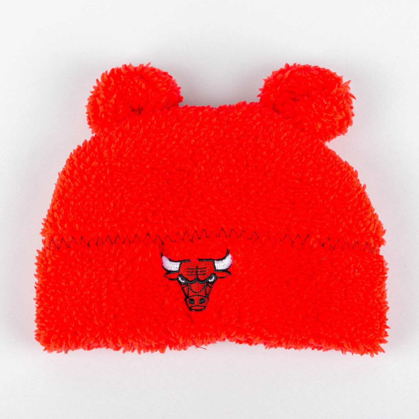Outer Stuff Shearling Ears Beanie - Inf Os Chicago Bulls Red