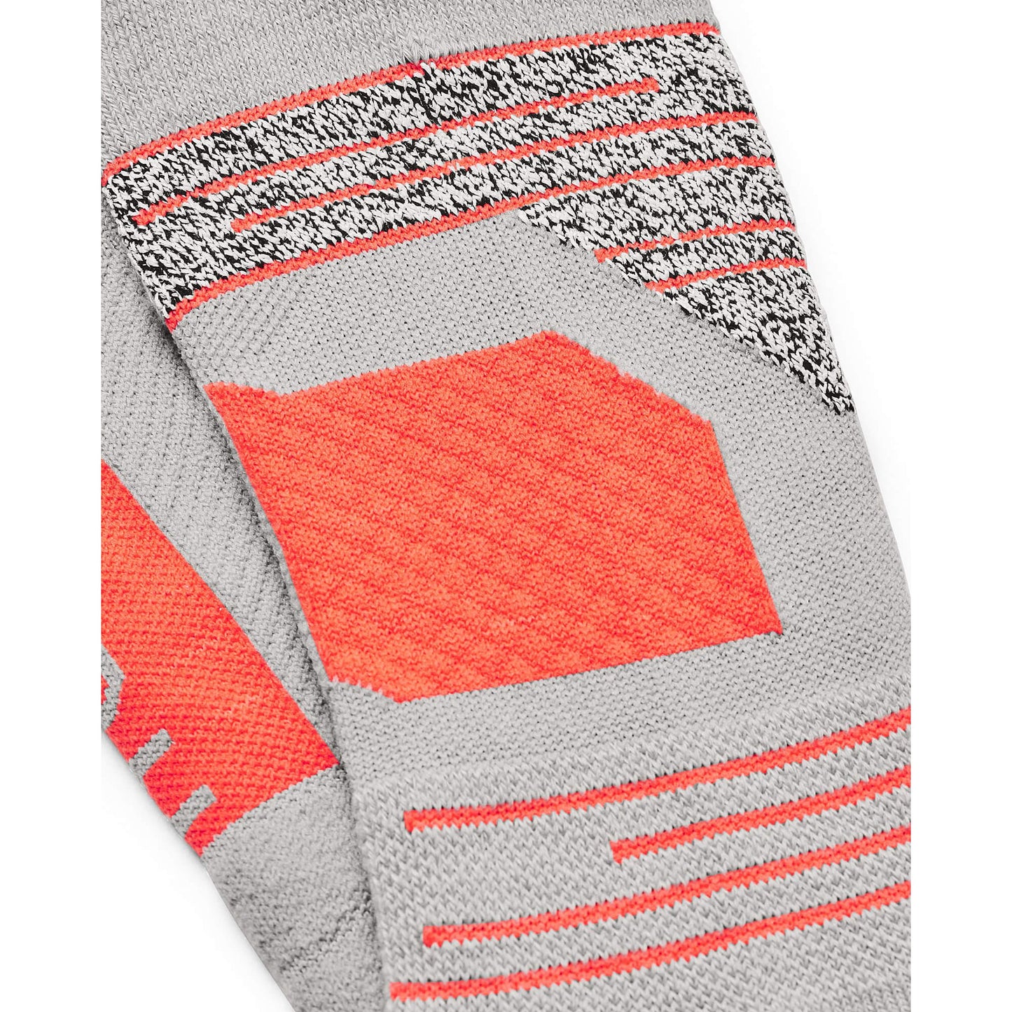 Under Armour Unisex Curry Playmaker Mid-Crew Socks Tin / Bolt Red