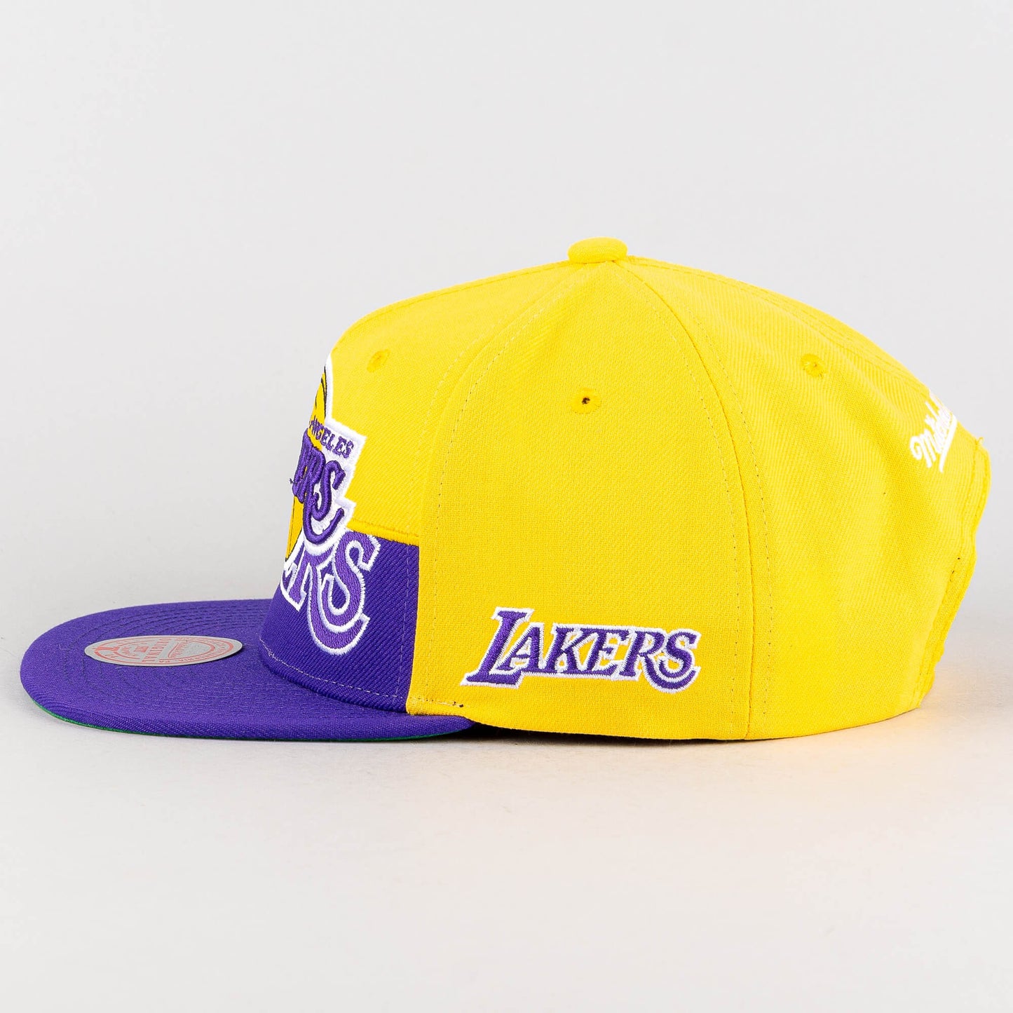 Mitchell & Ness Half N Half Snapback Los Angeles Lakers Purple / Yellow