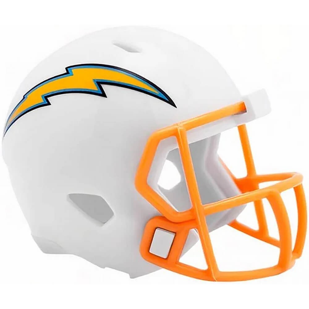 Mini helma NFL Riddell Pocket Size Single Helmet Los Angeles Chargers