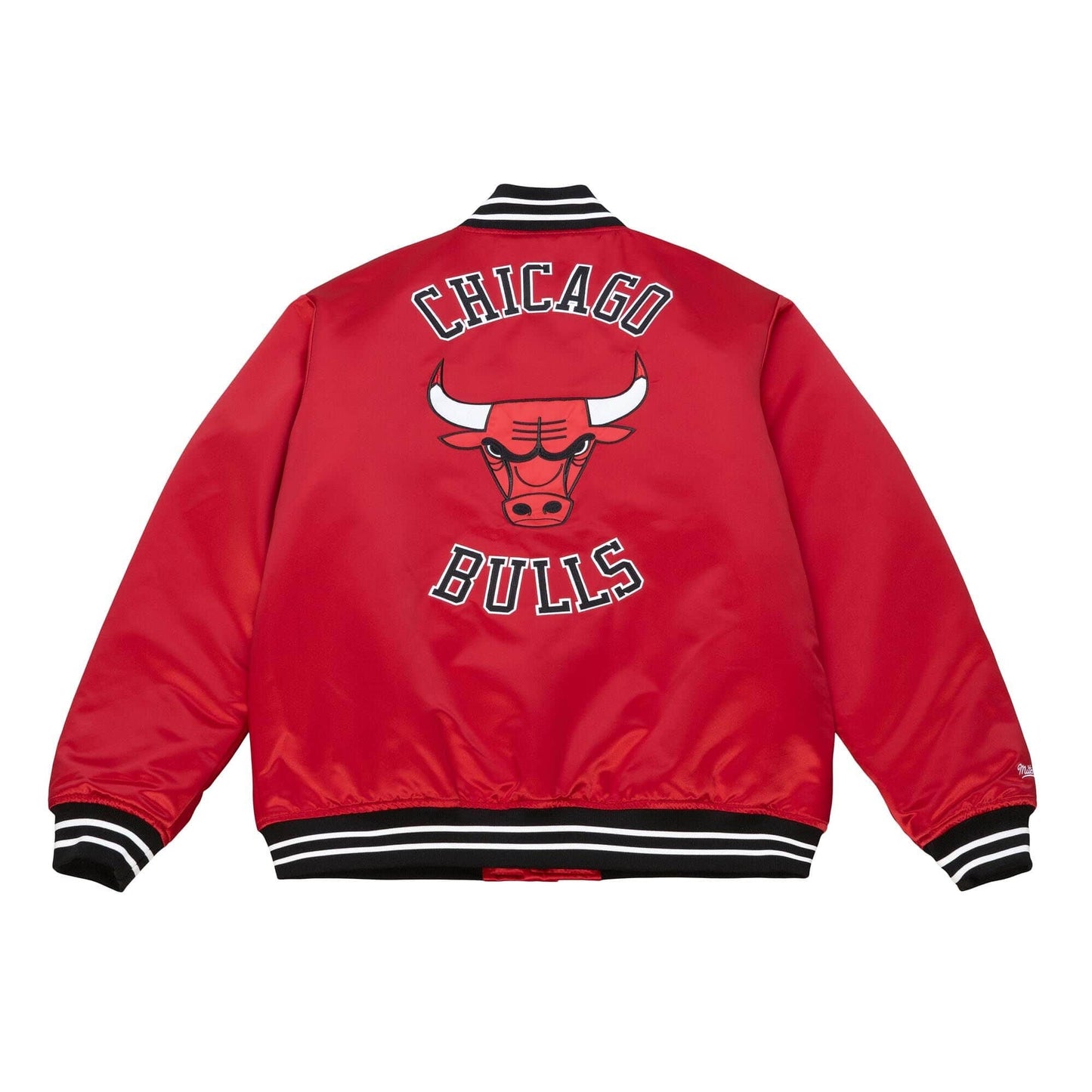 Mitchell & Ness Heavyweight Satin Jacket Chicago Bulls Scarlet