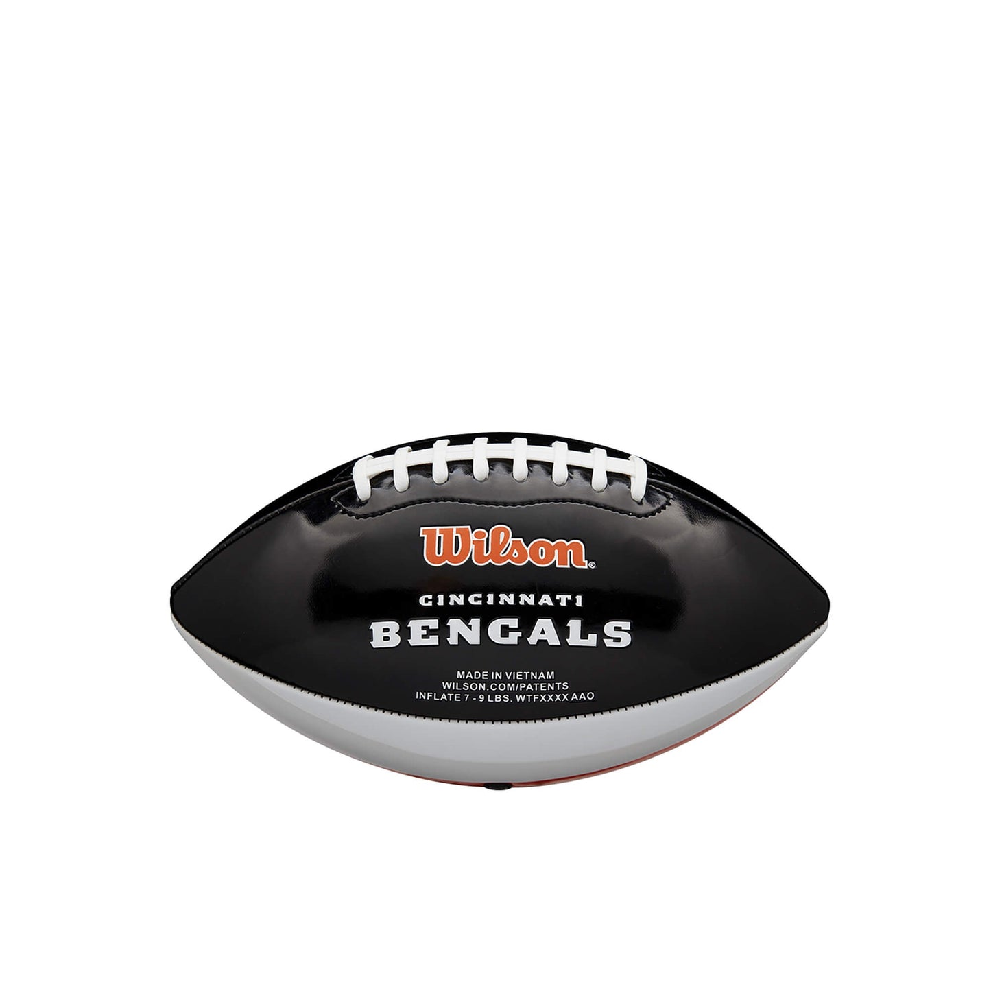 Wilson Mini NFL Team Peewee FB Team CN - Cincinnati Bengals - Black
