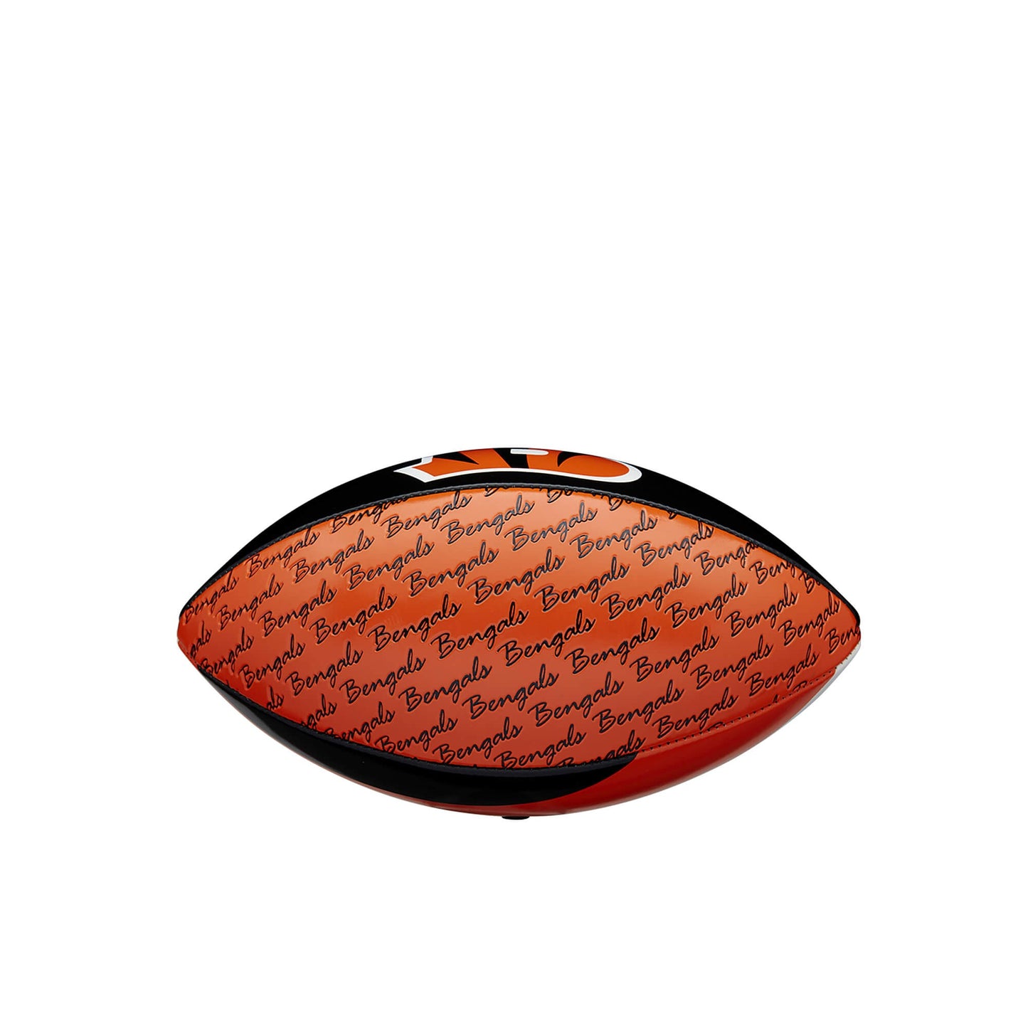 Detská lopta na americký futbal Wilson Mini NFL Peewee Team Cincinnati Bengals čierna