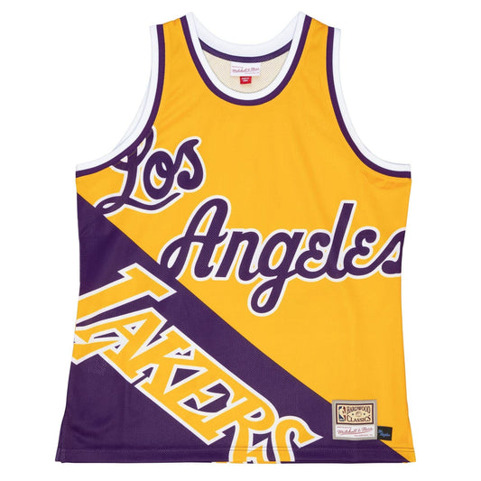 Mitchell & Ness Big Face Fashion Tank 5.0 Los Angeles Lakers Yellow