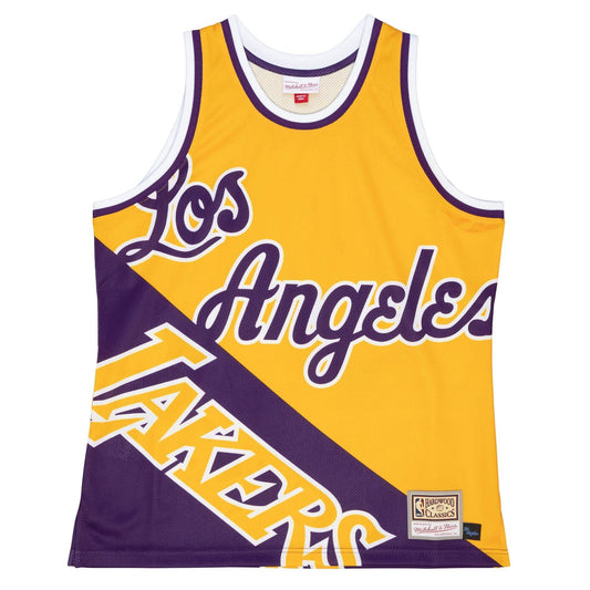 Mitchell & Ness Big Face Fashion Tank 5.0 Los Angeles Lakers Yellow