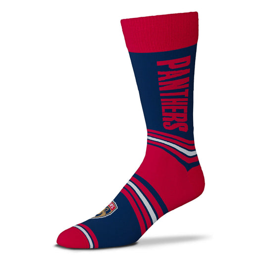 Ponožky For Bare Feet NHL Graphic Go Team Socks Florida Panthers červená/tmavomodrá