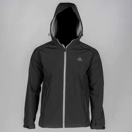 Zamatová prechodná bunda Peak Velvet Jacket Black čierna