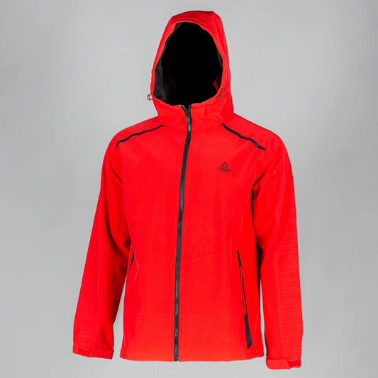 Zamatová prechodná bunda Peak Velvet Jacket Red červená