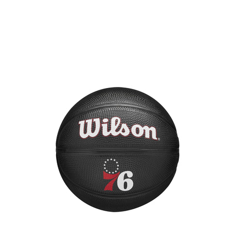 Wilson NBA Team Tribute mini Philadelphia 76ers - black (sz. 3)