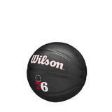 Wilson NBA Team Tribute mini Philadelphia 76ers - black (sz. 3)