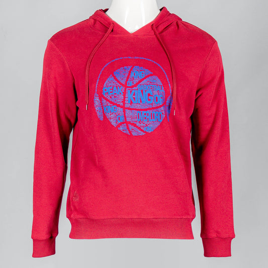 Mikina s kapucňou Peak King of Basketball Hoodie červená