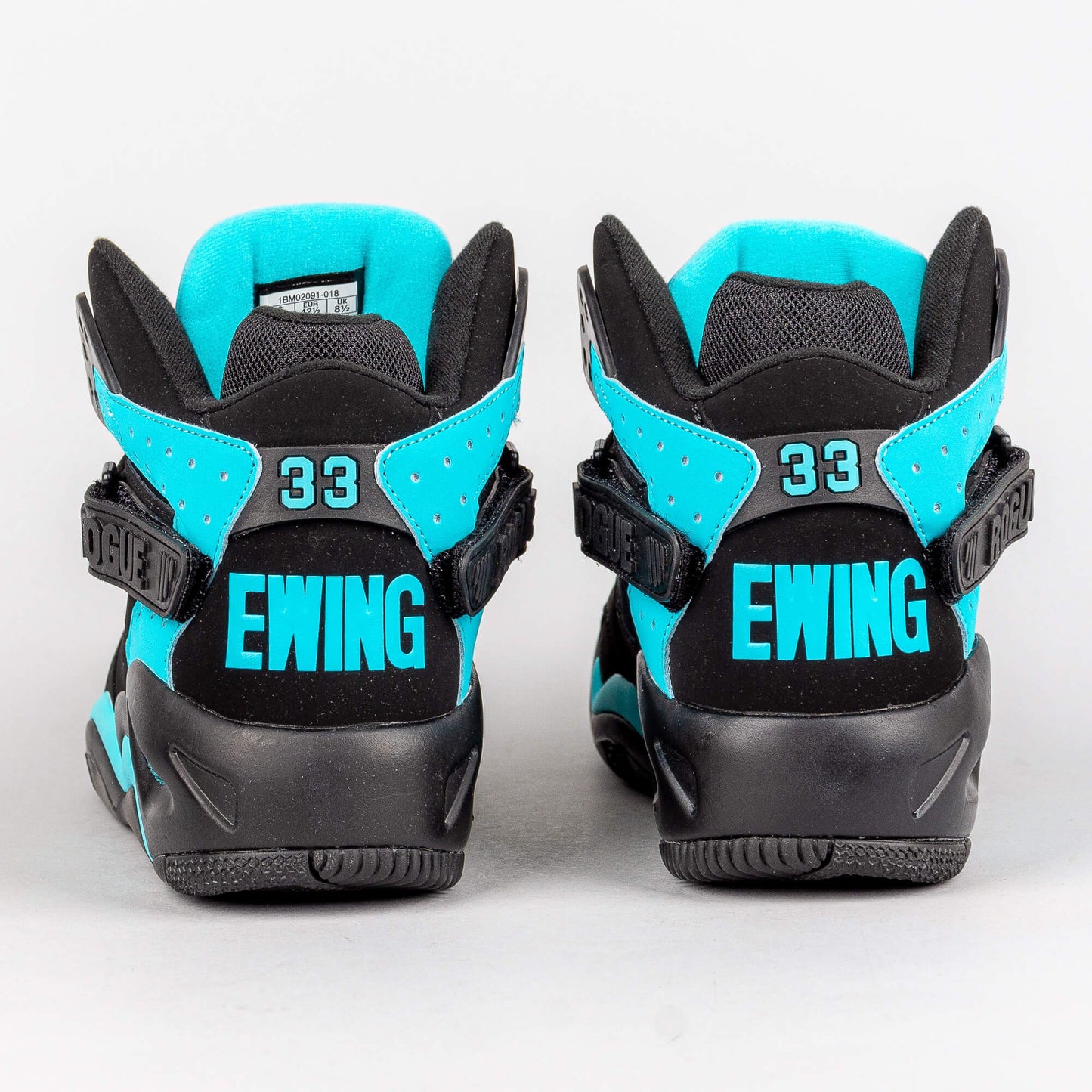 Ewing Athletics Rogue Black/Cyan Blue/White