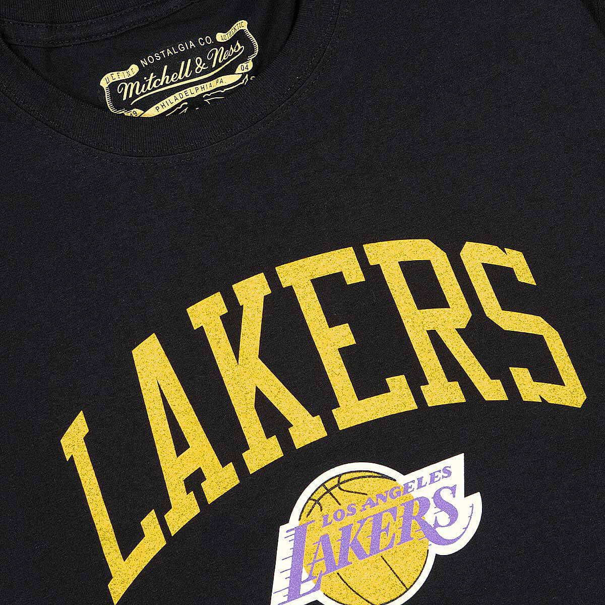 Mitchell & Ness NBA Arch Tee LOS ANGELES LAKERS BLACK