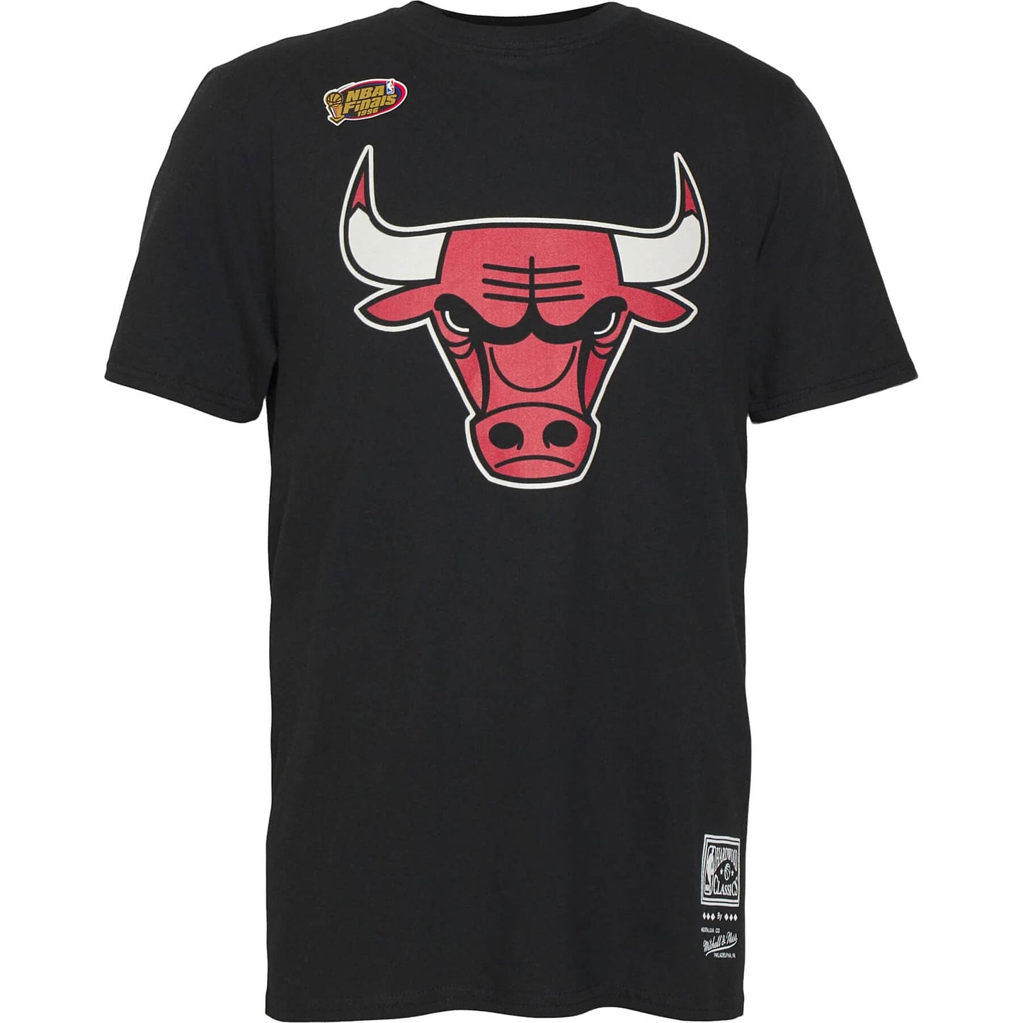 Mitchell & Ness NBA Worn Logo / Wordmark Tee CHICAGO BULLS BLACK