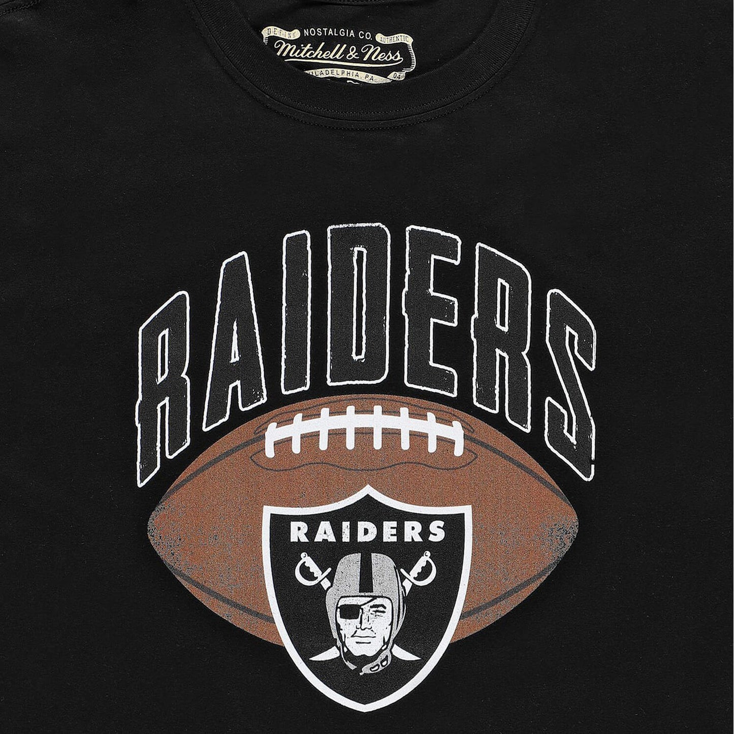Mitchell & Ness NFL Archive Wash Out Tee OAKLAND RAIDERS BLACK
