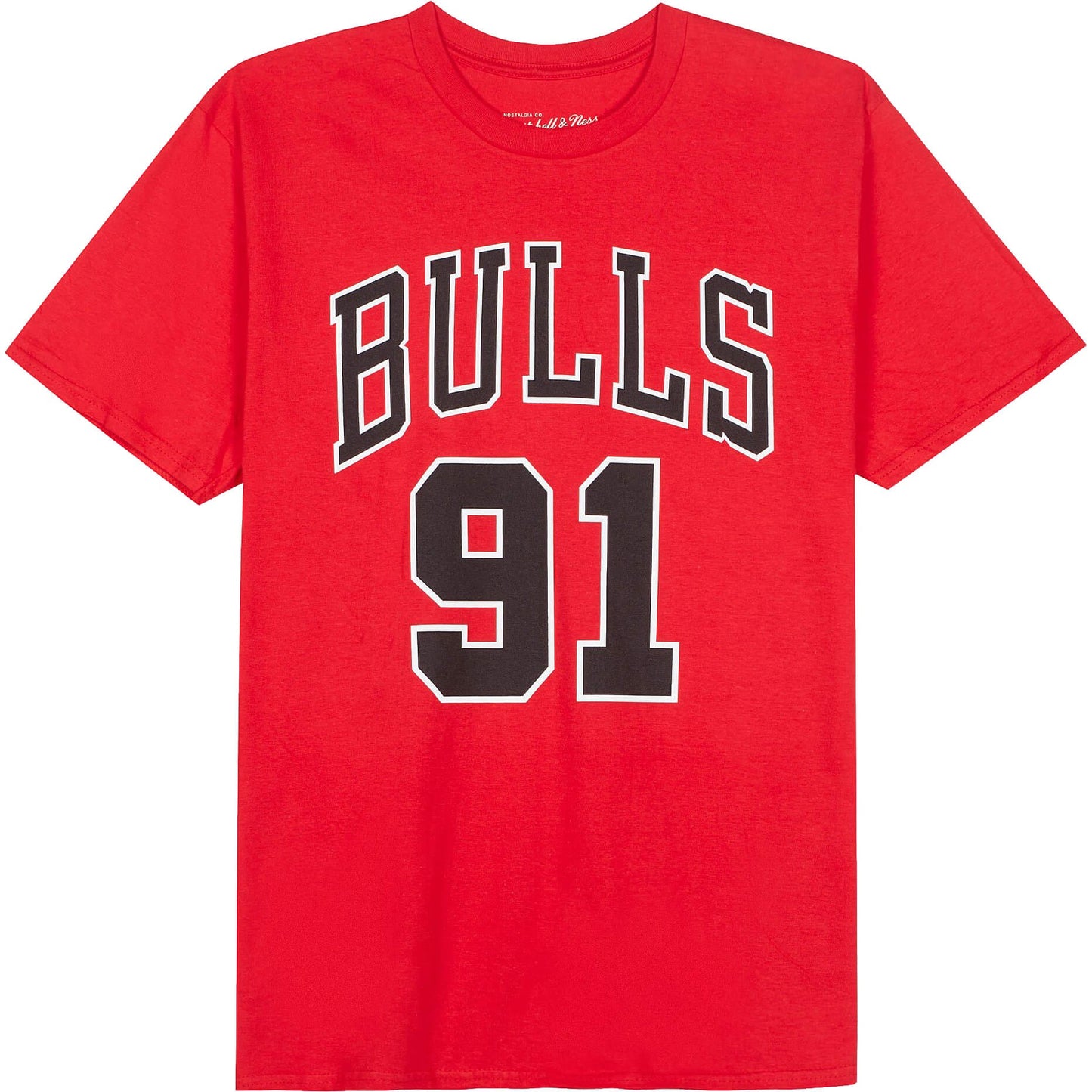 Mitchell & Ness NBA Last Dance Number 91 Tee CHICAGO BULLS RED