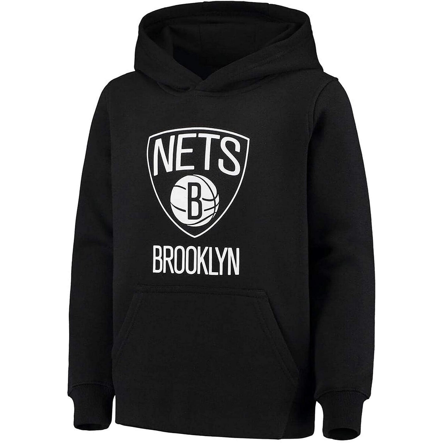 Outer Stuff Primary Logo Hoody Brooklyn Nets Black