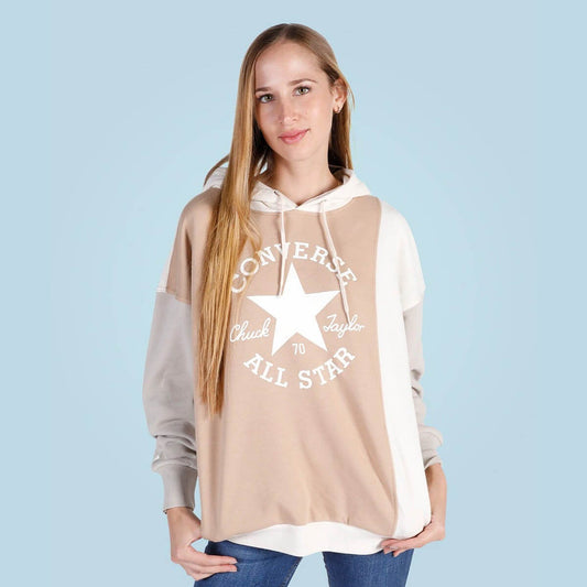 Converse Twisted Classics Hoodie BROWN CREAM