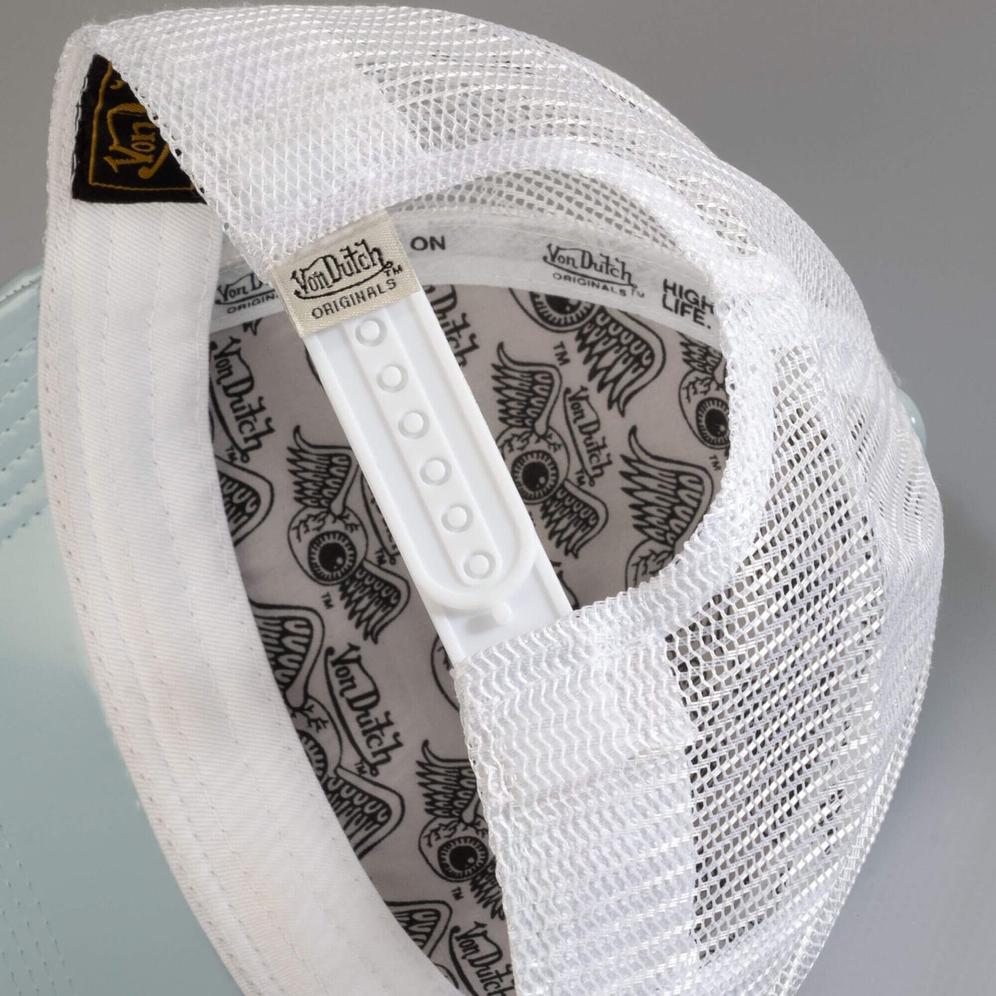 Šiltovka Von Dutch Originals Trucker Ody bledomodrá